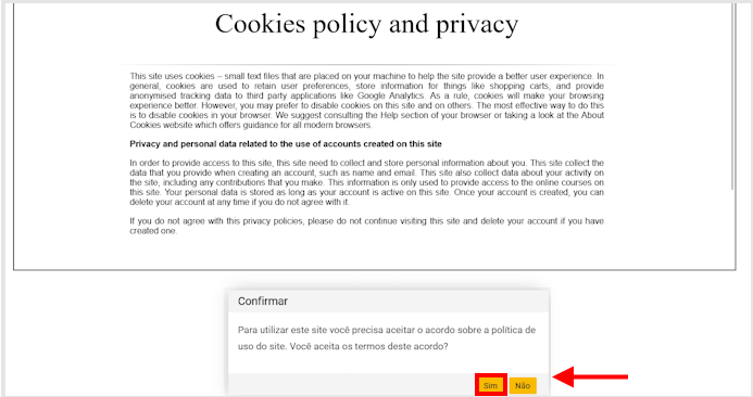 Cookies policy and privacy